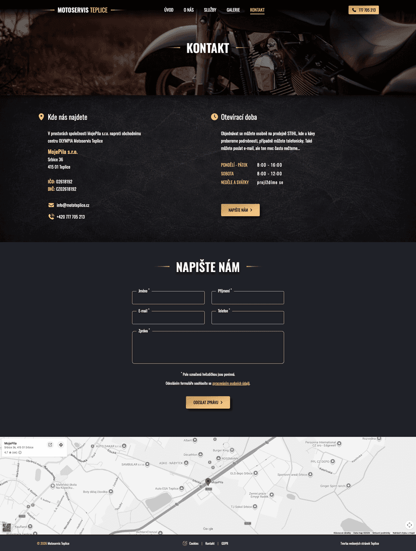 Motoservis Teplice